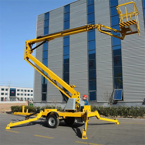 Ce Approved 50 ft Towable Boom Lift